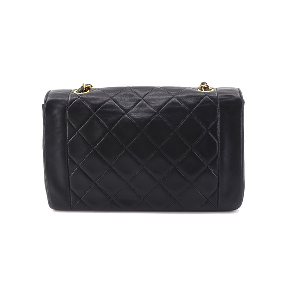 Chanel Matelasse Chain Shoulder Bag Leather Black Gold Metal Fittings - Picture 2 of 9